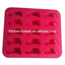 Wholesale China Professional Manufacturer Food Grade Durable Reusable Non-stick Silicone Car Shape Ice Molds